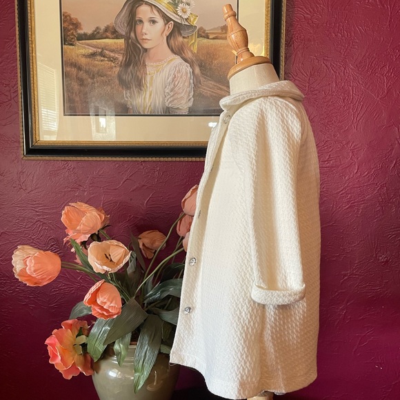 Brand: Nannette, 2t white with silver spring/summer dress with long sleeve coat - Picture 14 of 14